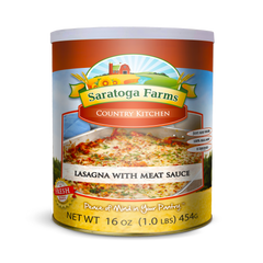 Freeze Dried Lasagna with Meat Sauce #10 Can Emergency Food Storage